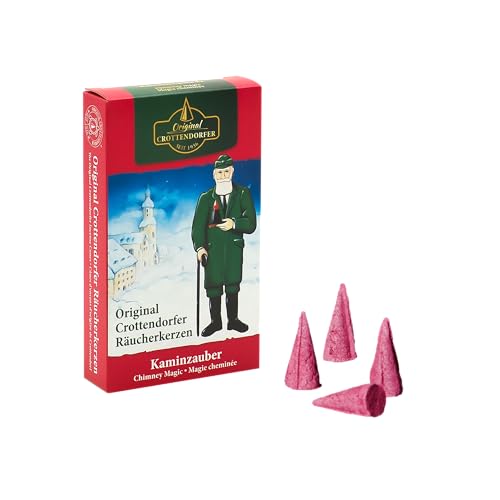 Crottendorfer 1017 Original Incense Cones Fireplace Magic Pack of 24 Size M
