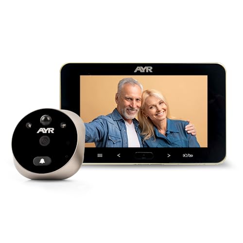 Mirilla digital de alta gama 759-HD Lite Full HD acabado níquel satinado 2