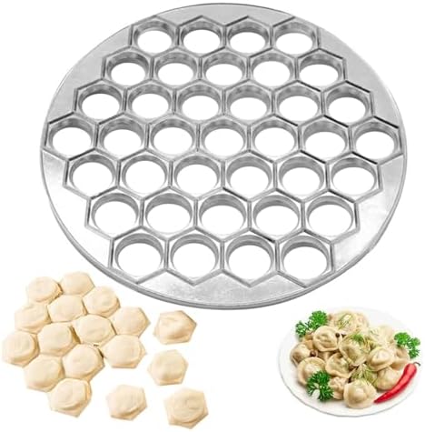 Máquina de fazer bolinhos, liga de alumínio, prata, manual, 37 bi...