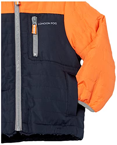 Image of LONDON FOG Boys' Sherpa Reversible Winter Jacket