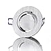 Produktbild lambado® Premium LED Spots 230V Flach in Alu gebürstet - Hell & Sparsam inkl. 5W Strahler neutralweiß dimmbar - Moderne Beleuchtung durch zeitlose Einbaustrahler/Deckenstrahler