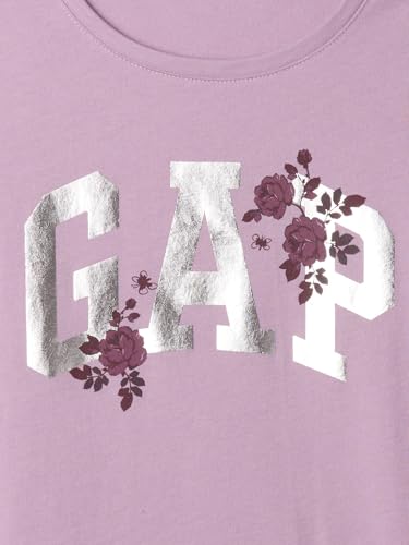 Image of Gap Girls Short Sleeve Logo Tee T-Shirt