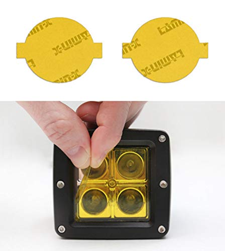 Lamin-x Custom Fit Yellow Fog Light Covers for Toyota Tacoma (12-15)