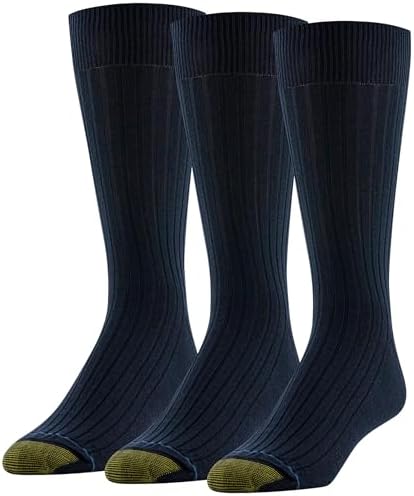 gold toe milan dress socks Men's Sock (Pack of 3), Navy, One size: Buy Online at Best Price in UAE gold toe socks logo