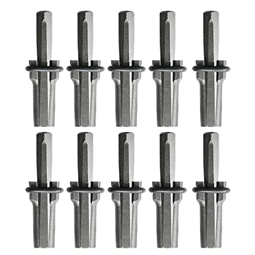 Juego de 10 cuñas divisoras de piedra de 5/8 pulgadas, cuñas de hormigón para piedra de roca y hormigón, mármol, cuñas separadoras de rocas