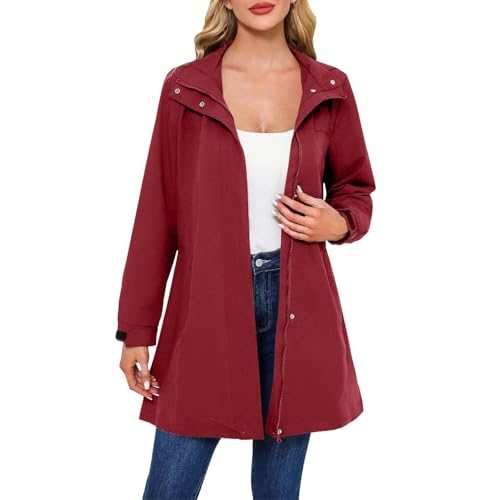 Veste d'extérieur coupe-vent femme pour randonnée et balades automnales