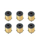 6Pcs Oil Filter 31372214 Compatible with LYNK & CO 01 02 03 03+ 05 05+ 09 VOLVO S90 XC40 XC90 XC60