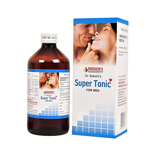 Dr. Bakshi's BAKSON'S HOMOEOPATHY Super Tonic Syrup | Restores Lost Vigour and Vitality For Men, 450 ml