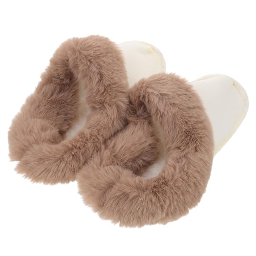 OHPHCALL Plantillas Cálidas de Felpa Extraíbles para Zuecos y Pantuflas, Forro Acogedor para Invierno, Diseño Lavable y Reducción de Molestias para Hombre y Parejas