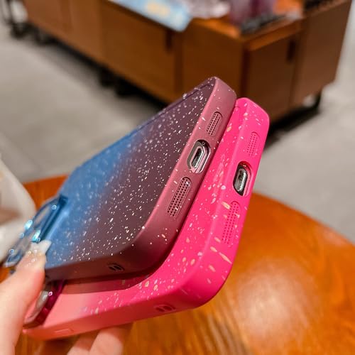 Coque iPhone 12 dégradé bicolore avec protection objectif
