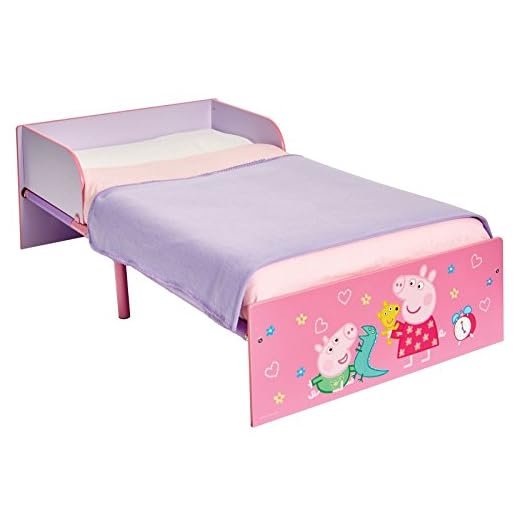 Peppa Pig Hello Home Cama Infantil, Madera, Rosa, 42.50x77.00x143.00 cm