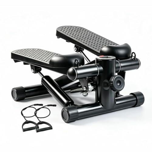 Image of Compact Stepper Machine for Indoor Cardio & Leg Workout | Small Portable Step Exercise Equipment for At-Home Fitness | Quiet & Stable Fitness Stepper | Mini Stair Stepper for Home by ENERGI CORE