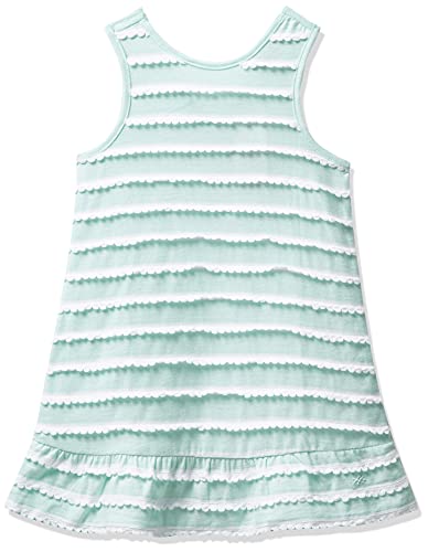 Image of United Colors of Benetton Girl's Cotton Blend a-line Knee-Length Casual Dress