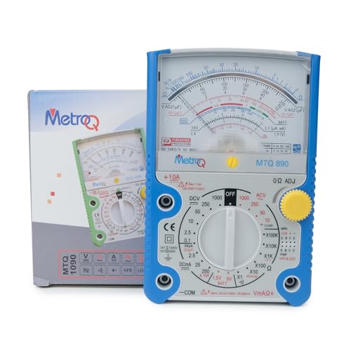 Image of Metro Q Multimeter MTQ 890 Blue Holster - CAT II 1000V, CAT III 500V, True RMS, Safety Certified