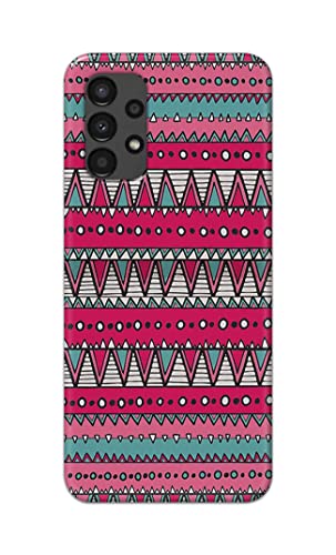 Image of Printed Hard Back Cover Case for Samsung Galaxy A13 4G Back Cover (Geometric Vintage Pattern) -1803