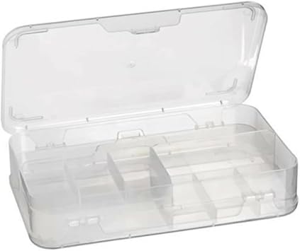 Şeffaf Plastik Bölmeli Çift Taraflı Hobi Dikiş Iğne Kutusu Düzenleyici Arduino Balıkçı Malzeme Saklama Organizer (1)