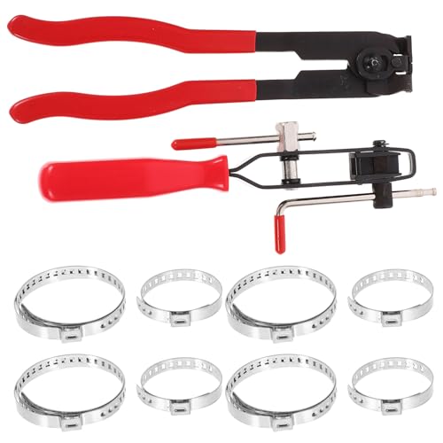 DECORNIJIA 10 piezas Kit Alicates Abrazadera Manguera y Juntas Homocinéticas Metálicos Herramienta Desmontaje y Montaje Mango Cómodo y Diseño Resistente para Automóviles