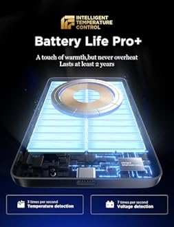 LISEN 0.5‘’ Ultra Slim MagSafe Portable Charger,10000mAh Wireless Card Slim MagSafe Battery Pack iPhone 17 Air Accessories,Magnetic Power Bank for iPhone 17 Pro Max Plus Air/16/15/14/13/12，GlacierGray