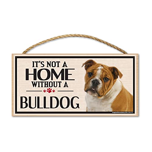 Image of Imagine This Wood Sign for Bulldog Dog Breeds