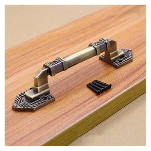 Manetas para Puertas Tiradores de cajón de gabinete de Bronce Antiguo 2 uds manijas de Puerta de Cocina de Estilo Vintage (Color : Bronze, Size : M)