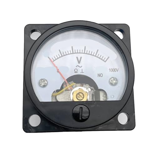 Voltmètre AC analogique SO-45 appareil de mesure rond noir pour tableau
