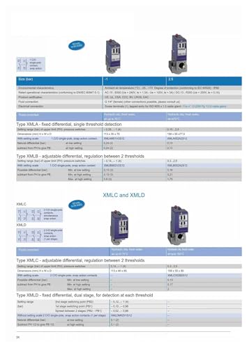 Interrupteur de fin de course XMLA020A2S11 stop surpression machine