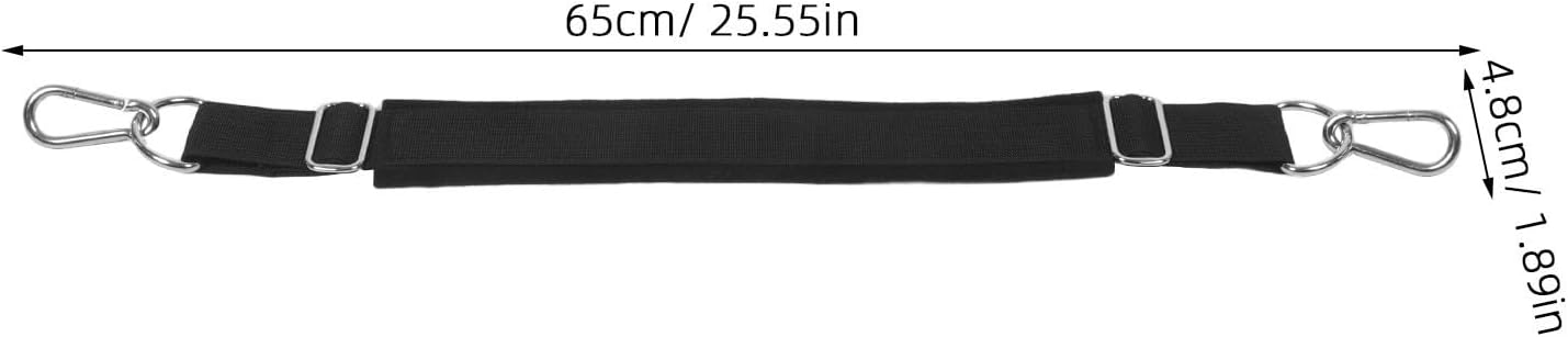 Pilates Foot Strap Nylon Stretch Band with Double Hooks