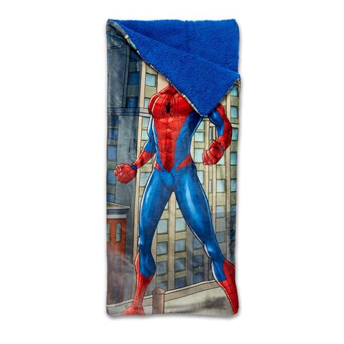 Northwest Spider-Man Cloud Sherpa Slumber Bag, 27" x 62", Slumber Spidey