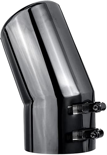 Tubo Punta Scarico Per Toyota Land Cruiser 200 LC200 570 LX570 Consigli Per Silenziatore Del Di Scarico Tubi Tubo Dell'acciaio Inossidabile Finali(Nero)