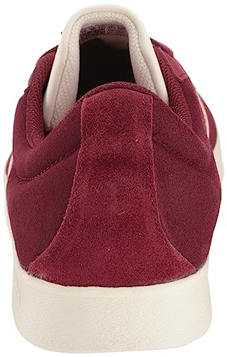 adidas Men's VL Court Lifestyle Skateboarding Suede Skate Shoe, Shadow Red/Off White/Bright Red, 113