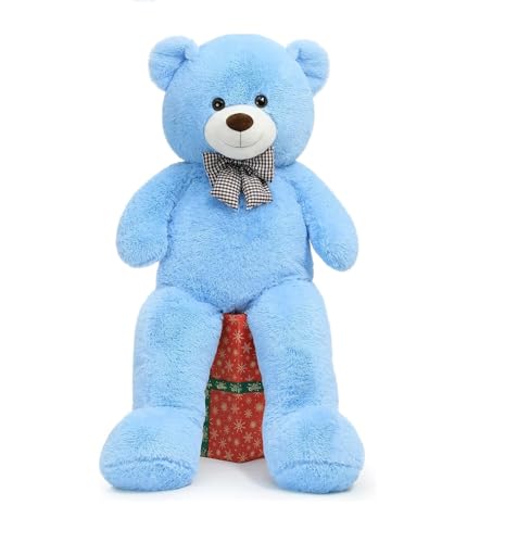 Image of 4 Feet SkyBlue Teddy Bear - Ultra-Soft Fluffy Stuffed Toy 48 Inches (4 Feet, SkyBlue)