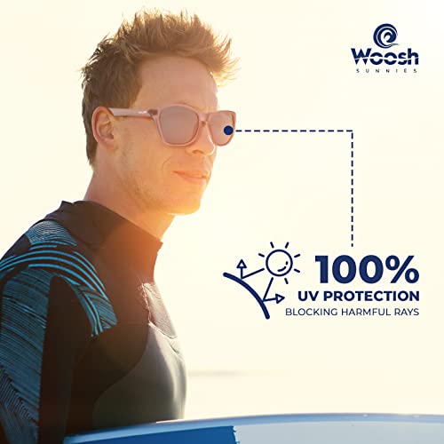 Image of Woosh Polarized Lightweight Sunglasses for Men and Women -Unisex Sunnies for Fishing Beach Running Sports and Outdoors