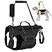 Hund und günstig Kaufen-Hundegeschirr, Invictus Support Harness, Hebegeschirr für mittelgroße Hunde, Sicherheitsgeschirr mit 3 Griffen, abnehmbaren, verstellbaren Schultergurten und hinteren Beingurten (L)