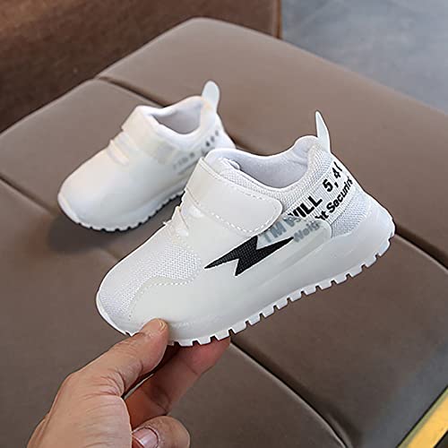 IWIHMIV Toddler Boy Tennis Shoes Girls' Athletic Shoes Kids Light Up Lightweight Non Slip Comfort Sneakers3