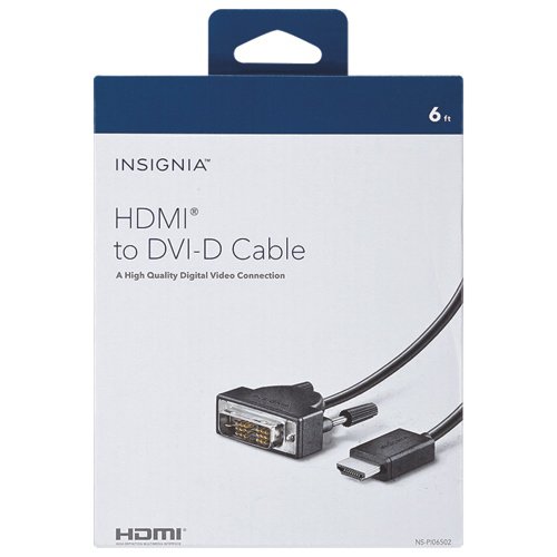 Insignia HDMI to DVI-D 6ft Cable
