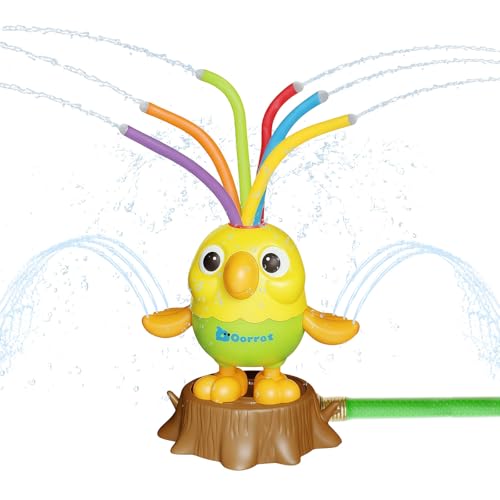 Xerteam Wassersprinkler Kinder, Sprinkler Wasser-Spielzeug für Kinder, Garten Wasser Twister Sommer Splash Spielzeug für Junge und Mädchen 3-12 Jahre