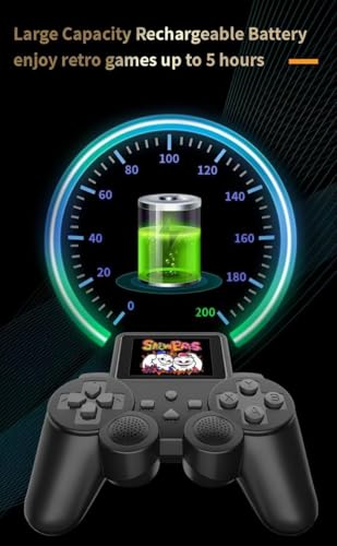 Image of Smartcam Retro Handheld Gaming Console for Kids & Adults | 520+ Built-in Classic Video Games | Portable Rechargeable Mini Game Player | TV Output | Gift for Boys & Girls Ages 6-14