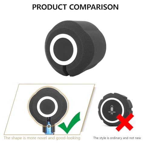 Manchon coupe-vent pour microphone accessoire de protection acoustique voix - 5