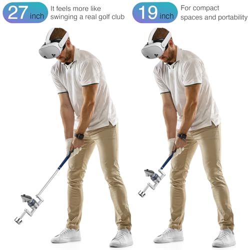 Accessoire de golf VR haut de gamme lesté et ajustable pour Quest 3