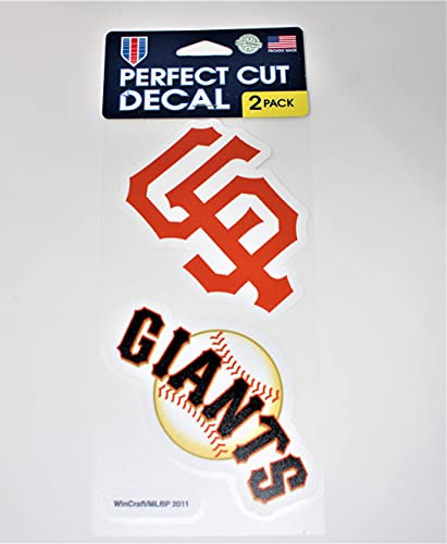 WinCraft San Francisco Giants Set of 2 Die Cut Decals