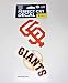 San Francisco Giants Set of 2 Die Cut Decals