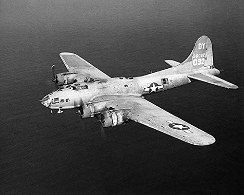 B-17 / B-17F in Flight from Above 11x14 Photograph Photo Print