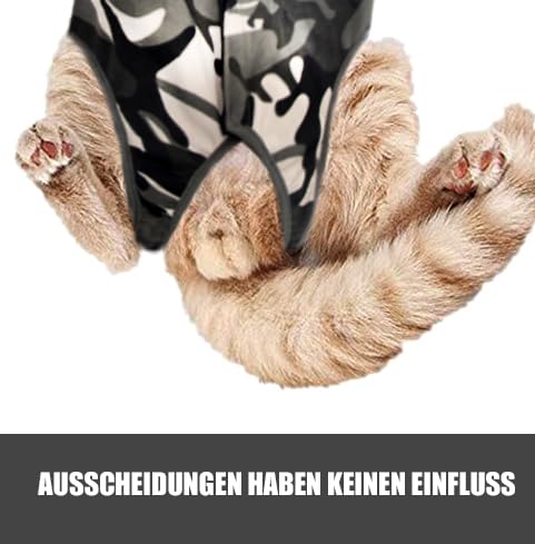 Katzen Body Nach OP - Erholungsanzug Statt Halskragen Alternative
