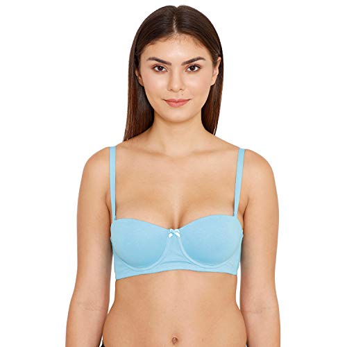 Image of Zivame Beautiful Basics Padded Wired Medium Coverage Strapless Bra, Nude