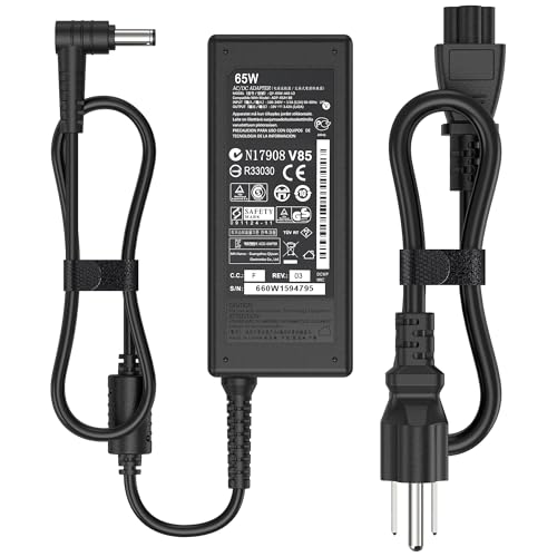 Adaptateur de jeu LED VX248H et VX228H avec cordon d'alimentation 65W stable pour moniteur Asus