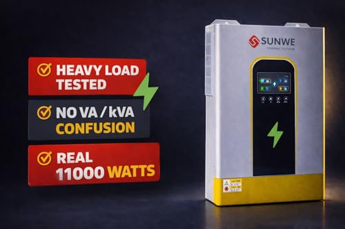 Image of Hybrid Solar Inverter 11KW 48V | Single Phase | Transformerless | On-Grid Off-Grid | Batteryless Function | Net Metering | Smart WiFi | Supports Lithium & Lead-Acid | 15+ Years Performance Warranty