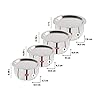 Sumeet Stainless Steel Belly Shape 4 Pc Tope/Cookware/Pot Set with Lid 380ML, 500ML, 780ML, 1.1Ltr, (Silver) #3