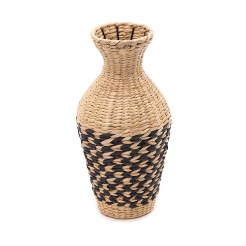 Stroh Vase CUADRO Natur Blumenvase