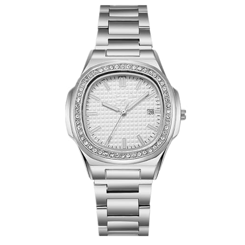 JOATVEE Mens Watch Analog Quartz Stainless Steel Date Watches Business Casual Business Watches for Men Women Luxury Style