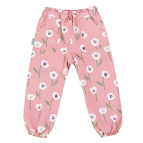 Image of JAN & JUL Waterproof Rain Pants for Girls, Lightweight and Breathable